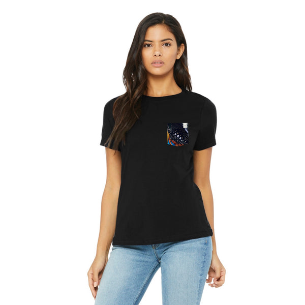Spotted Kingfisher Women's Pocket Tee
